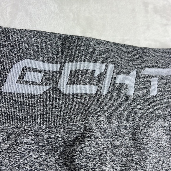 ECHT Arise Series High Waisted Grey Tights Vented Seamless Leggings Size Medium - Picture 17 of 17